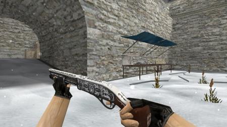 Модель HD Sawed-Off «Royal Silver» для CS 1.6