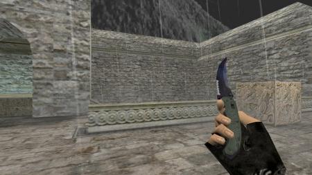 Модель ножа HD «Flip Knife | Black Pearl» для CS 1.6