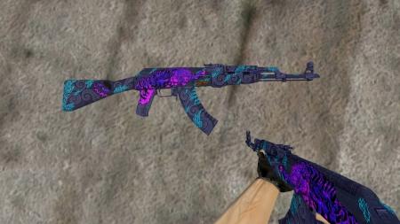 Стандартная HD модель AK-47 «Tigerstrike» для CS 1.6