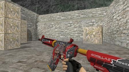 Модель HD M4A4 «Beast Project» для CS 1.6