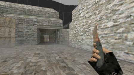 Модель ножа HD «Flip Knife | Rust and Dirt» для CS 1.6