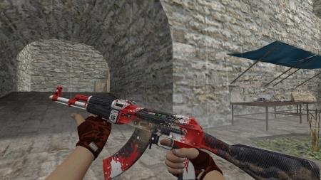 Модель HD AK-47 «Roll Cage» для CS 1.6