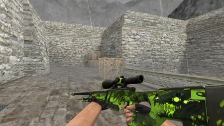 Модель HD AWP «Virus» для CS 1.6