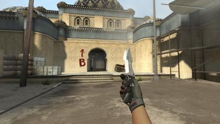 Модель ножа «Huntsman | Damascus Steel Remake» для CSS
