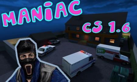 Карта Cs_Mansion_Maniac для игры в маньяка CS 1.6
