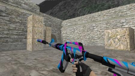 Модель HD M4A1-S «Dark Energy» для CS 1.6