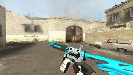 Модель M4A4 «Punk Blue» для CSS