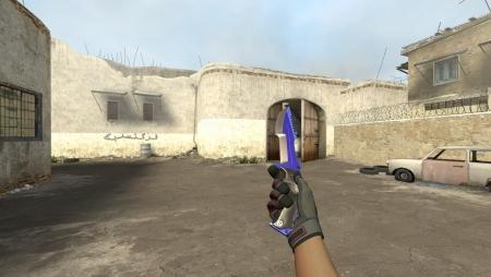 Модель ножа «Huntsman | Automatic Blue» для CSS