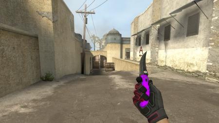 Модель ножа «Flip Knife | Ultraviolet» для CSS