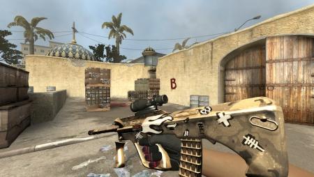 Модель AUG «Desert Revolt» для CSS