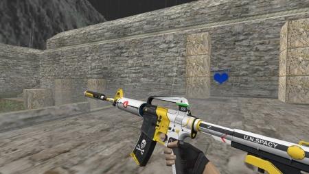 Модель HD M4A1-S «Macro» для CS 1.6