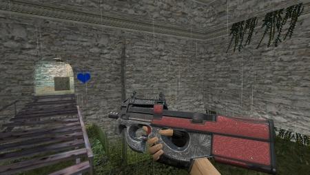 Модель HD P90 «Bark Beetle Red» для CS 1.6