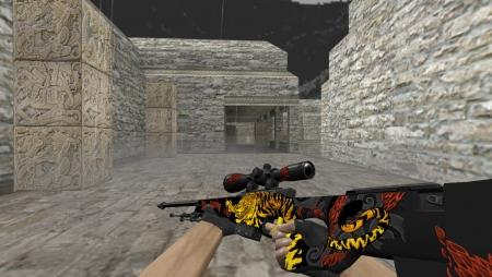 Модель HD AWP «Tigerstrike» для CS 1.6