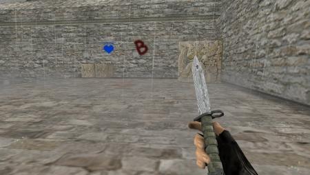 Модель ножа HD «Bayonet | Damascus Steel» для CS 1.6