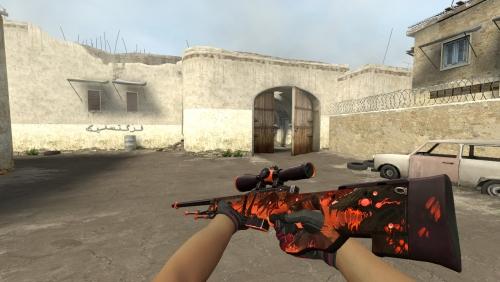 Модель AWP «Virus Red» для CSS