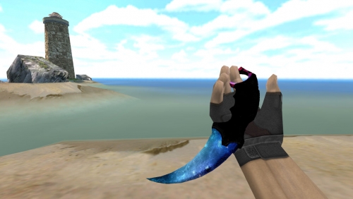 Модель ножа HD «Karambit | Space» для CS 1.6