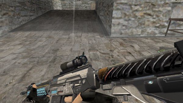 Модель HD SG 553 «Gauss Rifle» для CS 1.6