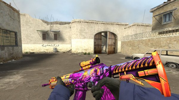 Модель SG 553 «Volcano Warrior» для CSS