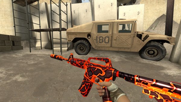 Модель M4A1-S «Magma Strike» для CSS