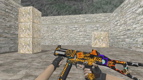 Модель HD UMP-45 «Angry Emoji» для CS 1.6