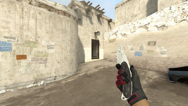 Модель ножа «Gut Knife | Damascus Steel» для CSS