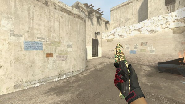 Модель ножа «Gut Knife | Forest Camouflage» для CSS