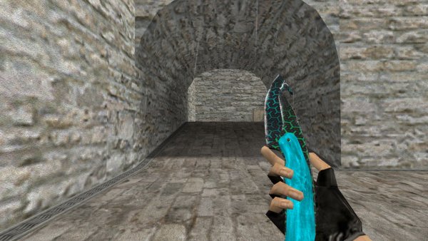 Модель ножа HD «Gut Knife | Polymer» для CS 1.6