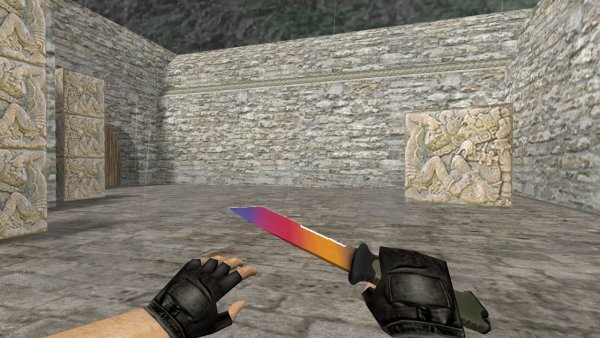 Модель ножа HD «Ursus | Ruby» для CS 1.6
