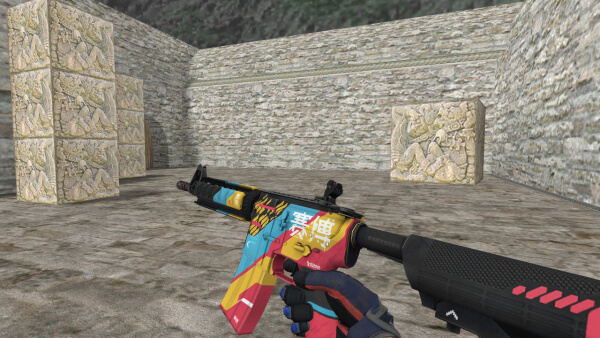 Модель HD M4A4 «Cyber Security» для CS 1.6
